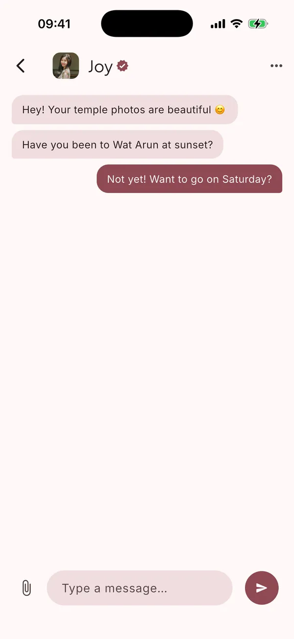 Like opens the chat