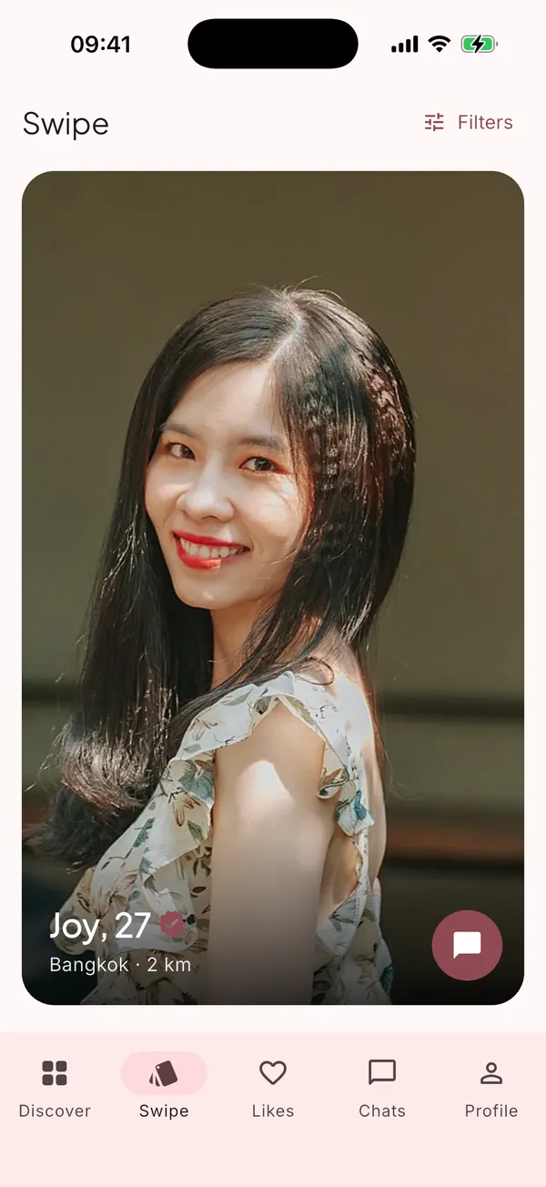 Swipe if you prefer